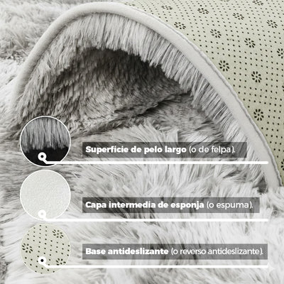 Tapete Alfombra Peludo 150 Cm * 200 Cm