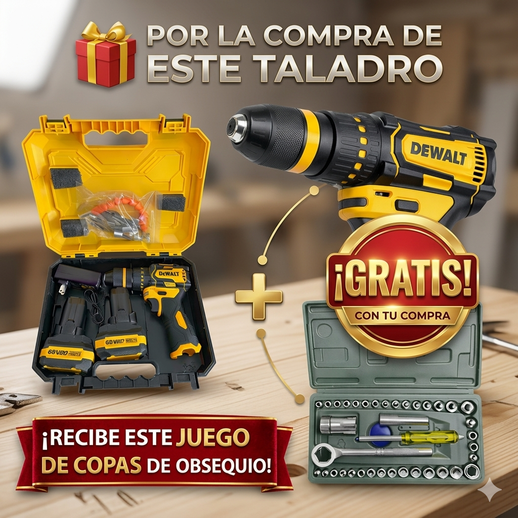 Taladro Inalambrico 68v