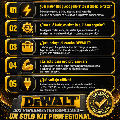 Combo Taladro de  1/2 + pulidora